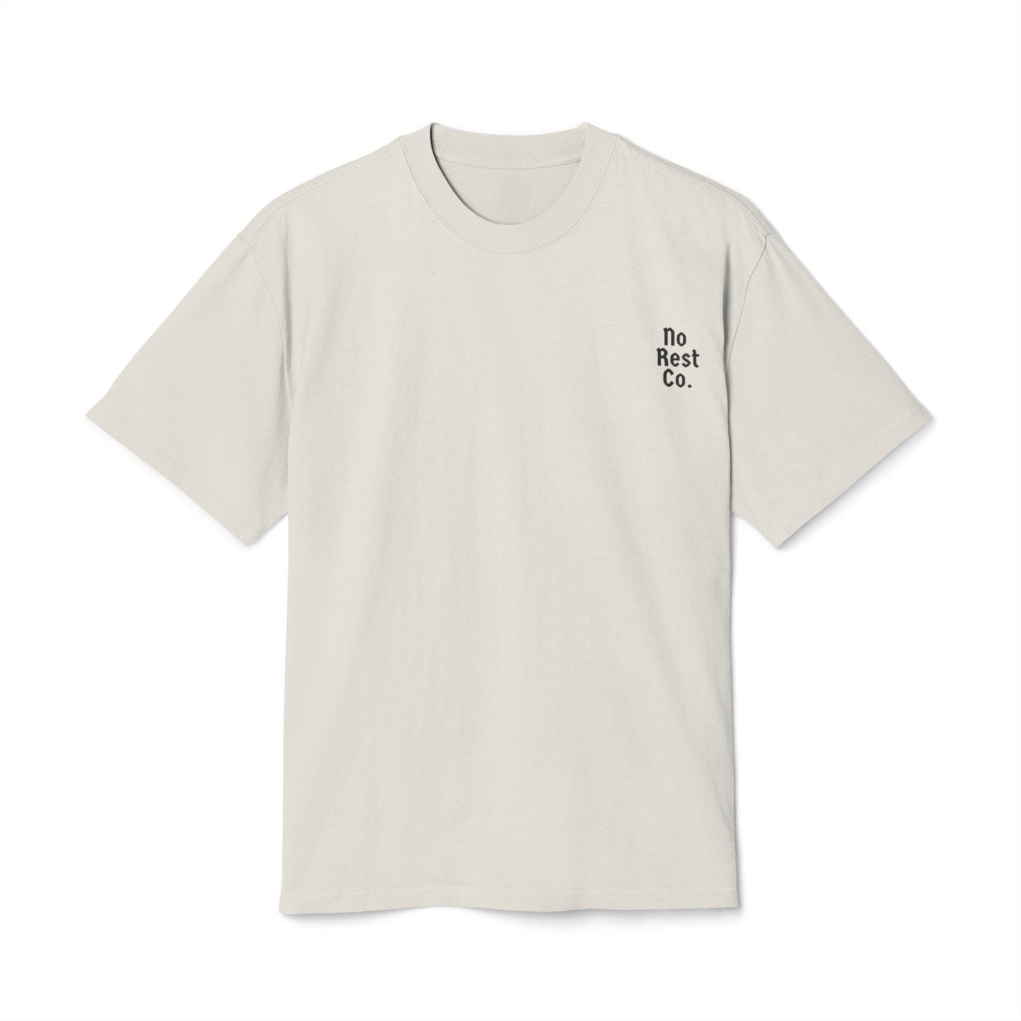 Unisex Faded Tee - No Rest Co. Skull and Butterfly Design