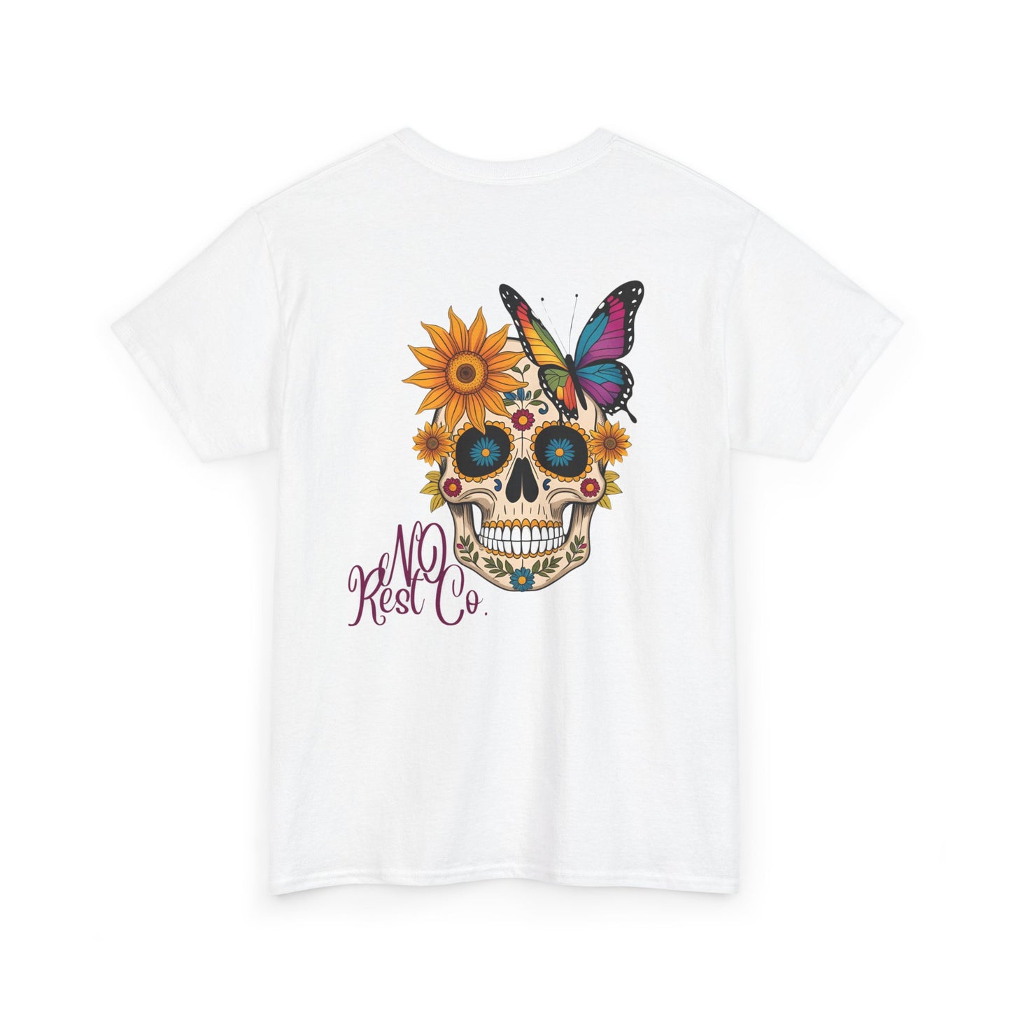 No Rest Co. Colorful Skull Graphic Tee