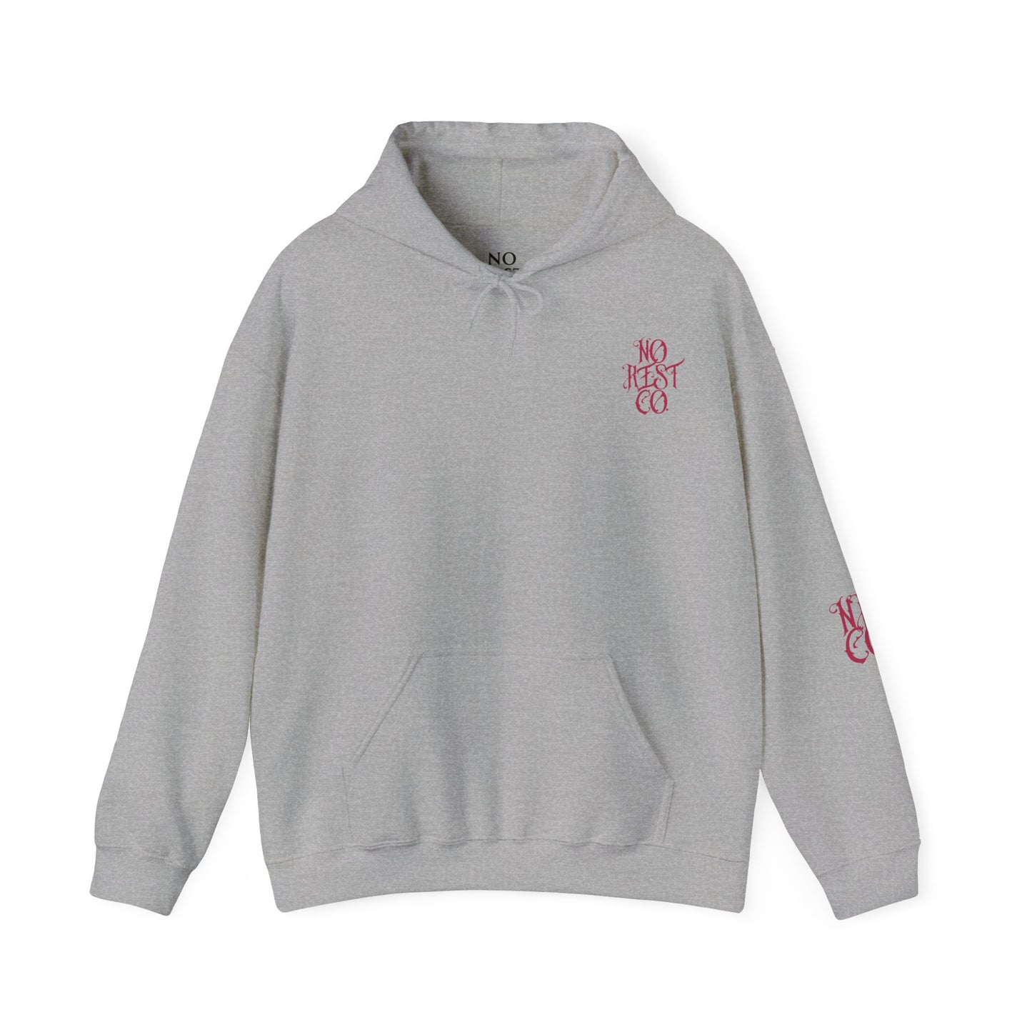 Skull Floral Hooded Sweatshirt - Heavy Blend™