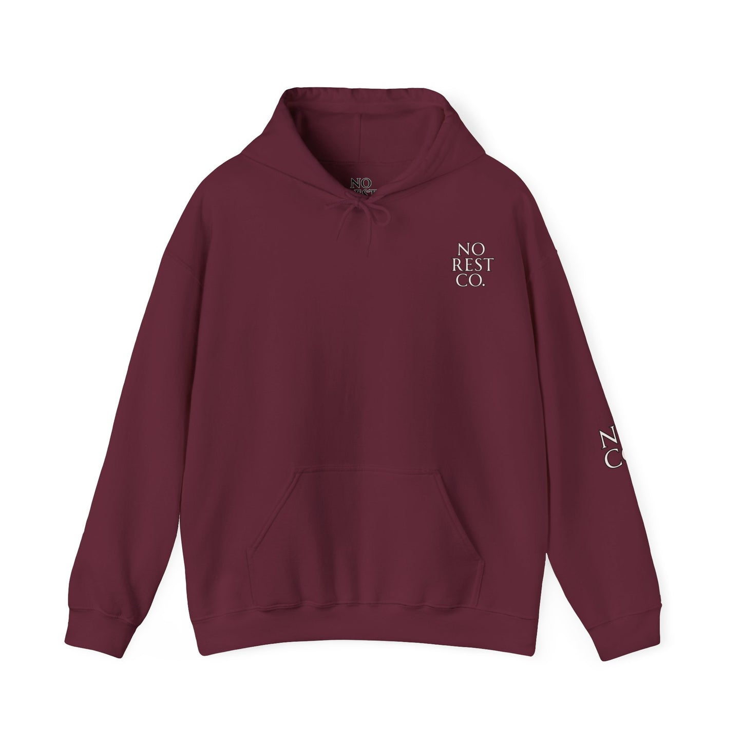 Skull Floral Design Hooded Sweatshirt - No Rest Co.