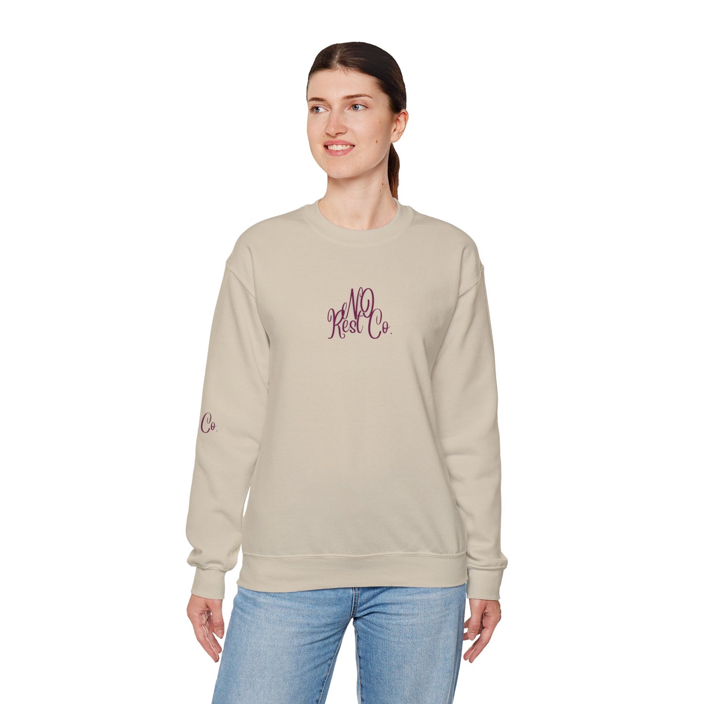 No Rest Co. Skull & Butterfly Graphic Sweatshirt
