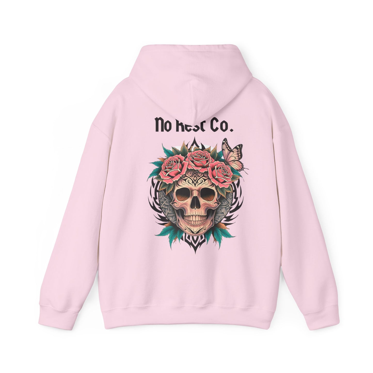 No Rest Co. Skull & Roses Graphic Hoodie - No Rest Co.
