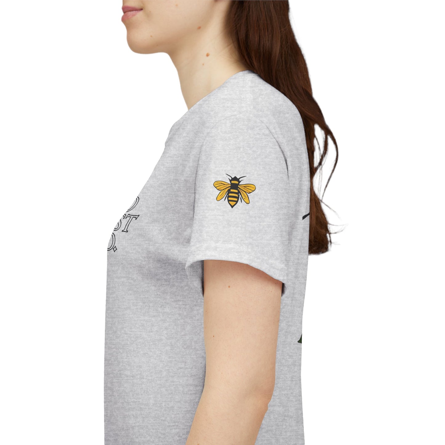 Day of the Dead Inspired Heavy Cotton Tee - No Rest Co. Skull & Sunflower Design