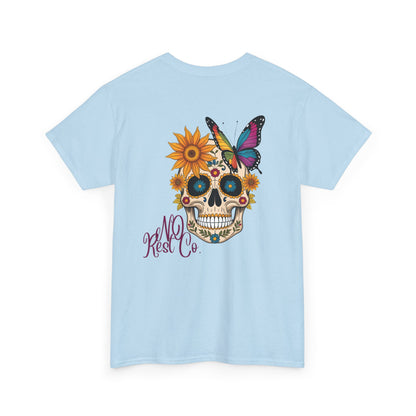 No Rest Co. Colorful Skull Graphic Tee