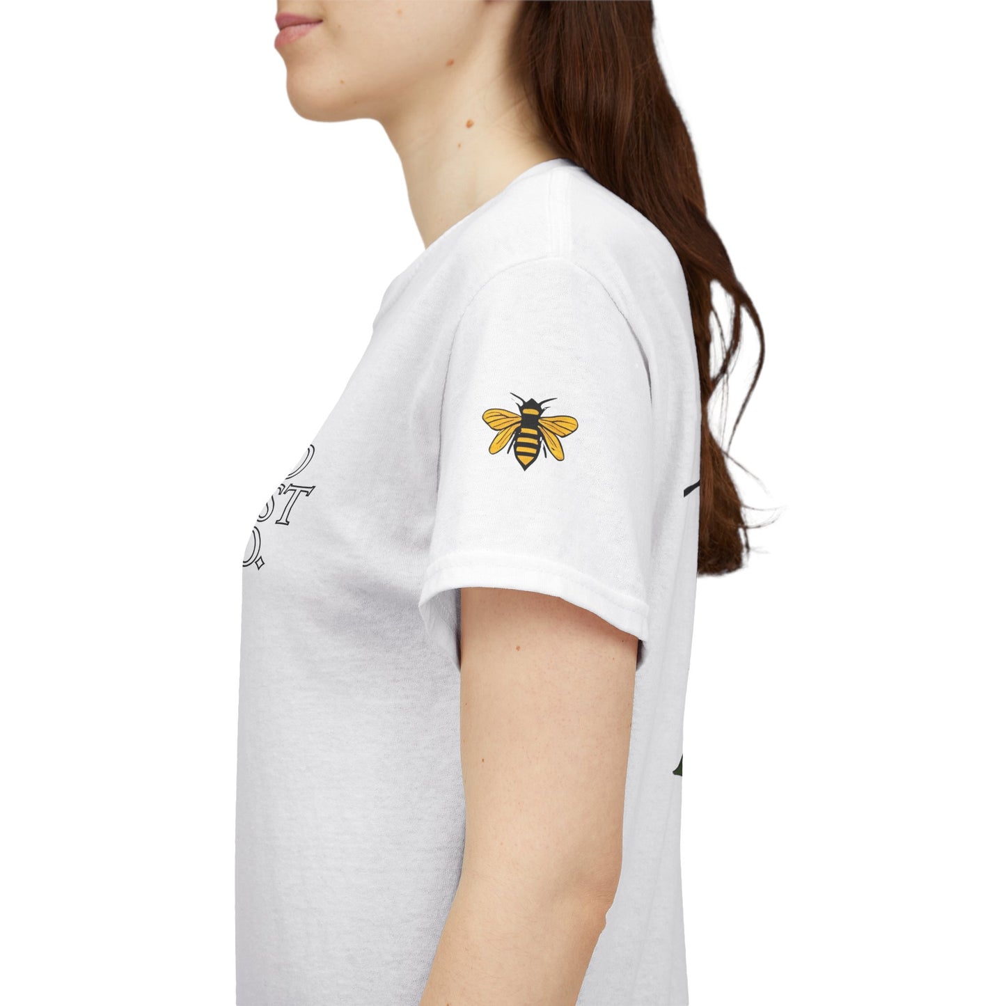 Day of the Dead Inspired Heavy Cotton Tee - No Rest Co. Skull & Sunflower Design