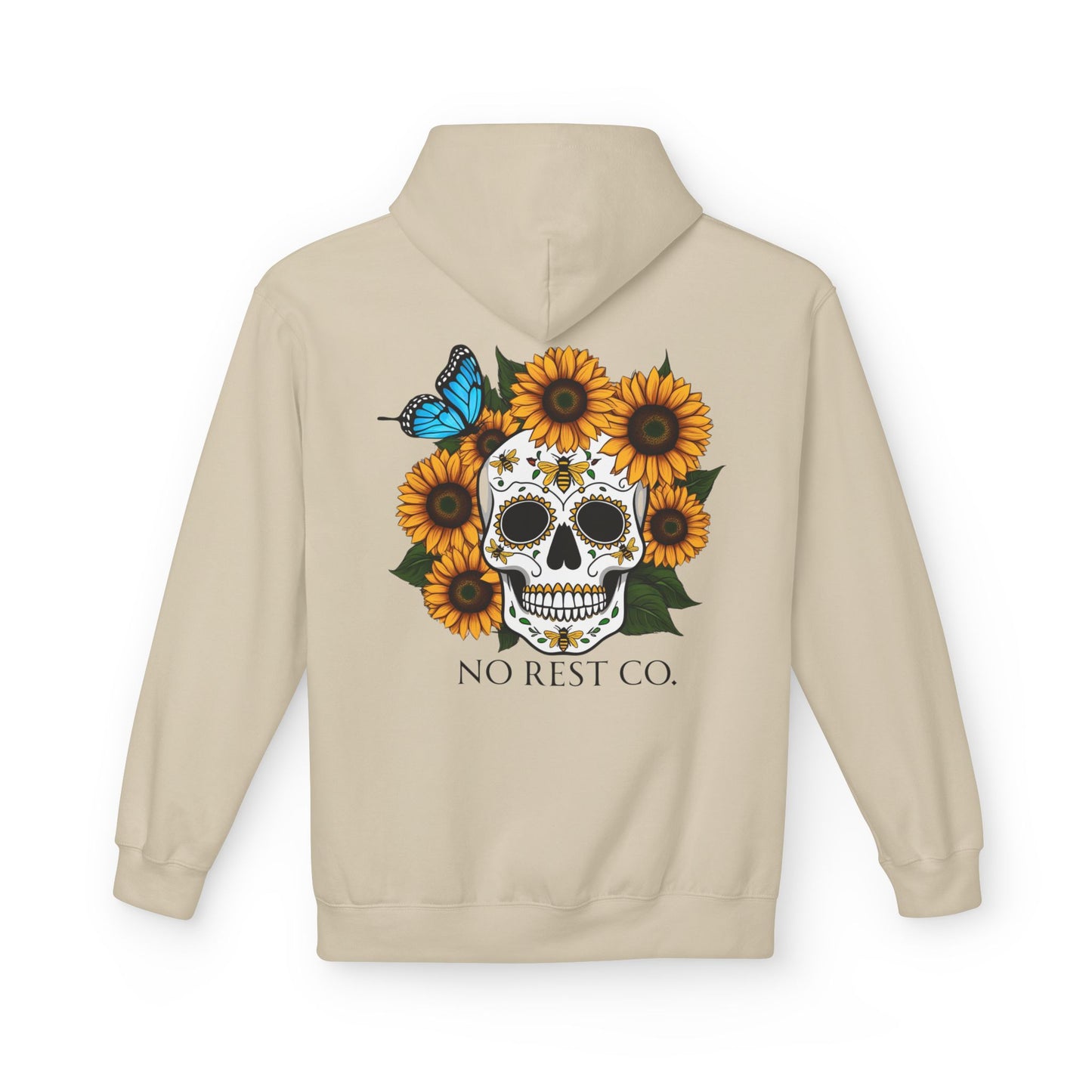 No Rest Co. Midweight Fleece Hoodie - Perfect for Year-Round Comfort