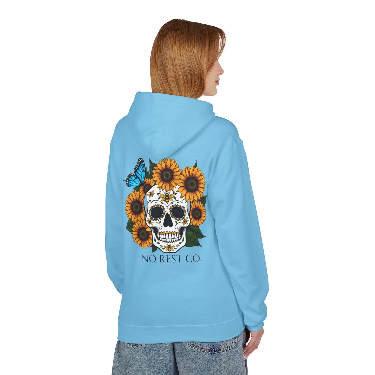 No Rest Co. Midweight Fleece Hoodie - Perfect for Year-Round Comfort