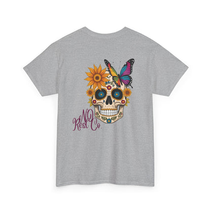 No Rest Co. Colorful Skull Graphic Tee