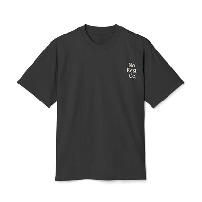 No Rest Co. Heavy Faded Skull Tee -  Vintage Aesthetic