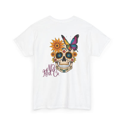 No Rest Co. Colorful Skull Graphic Tee
