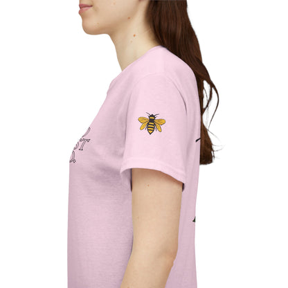 Day of the Dead Inspired Heavy Cotton Tee - No Rest Co. Skull & Sunflower Design