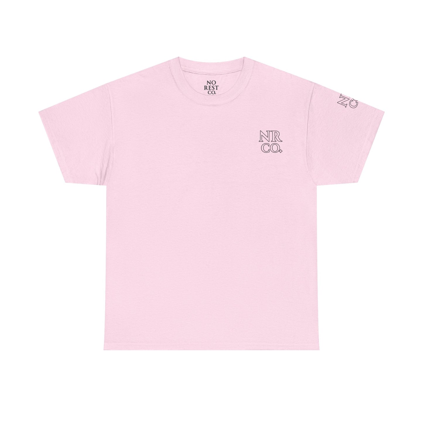 No Rest Co. Heavy Cotton Tee - Floral Skull Graphic T-Shirt