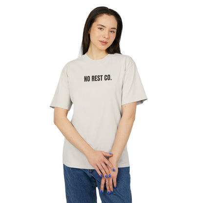 Faded Tee - No Rest Co. Skull and Butterfly Design