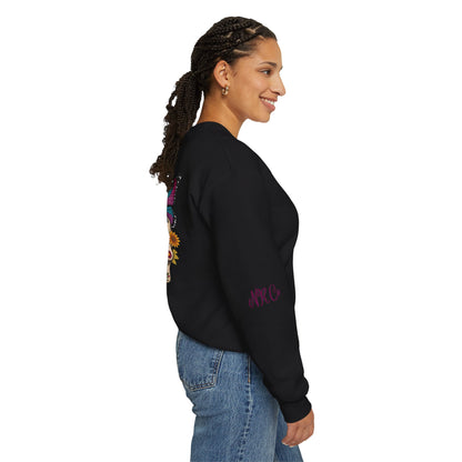 No Rest Co. Skull & Butterfly Graphic Sweatshirt