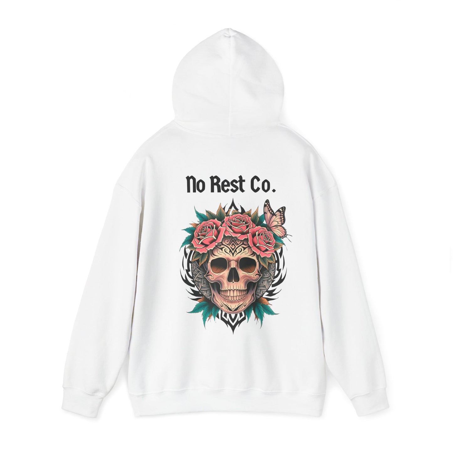 No Rest Co. Skull & Roses Graphic Hoodie - No Rest Co.