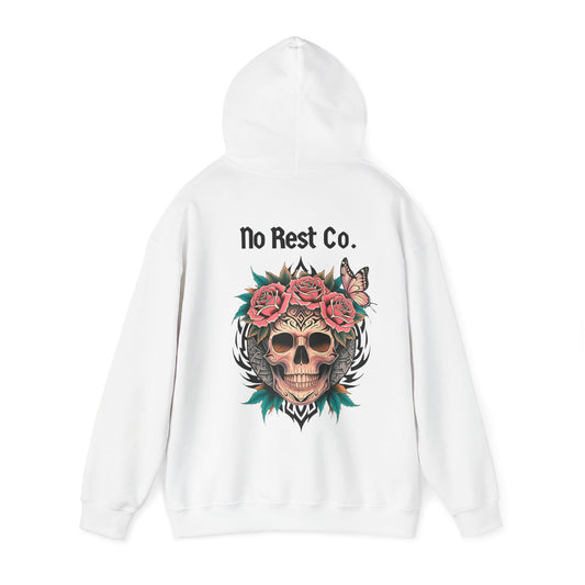Skull & Roses Graphic Hoodie - No Rest Co.