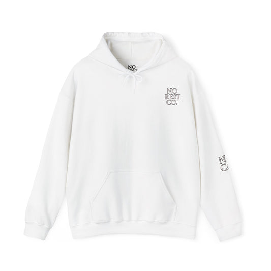 Skull Floral Design Hooded Sweatshirt - No Rest Co.