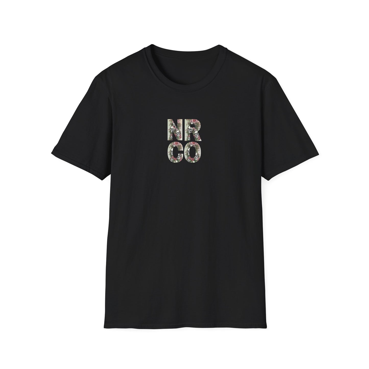 Floral Graphic T-Shirt - "NO REST CO" Nature-Inspired Design
