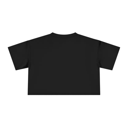 No Rest Co. Women's Floral Skull Crop Tee