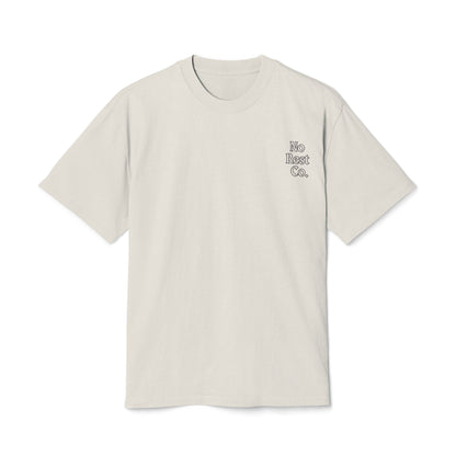 No Rest Co. Heavy Faded Skull Tee -  Vintage Aesthetic