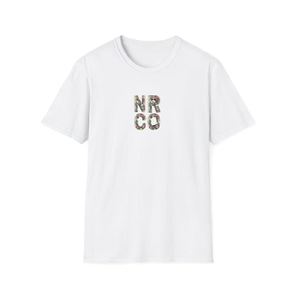 Floral Graphic T-Shirt - "NO REST CO" Nature-Inspired Design