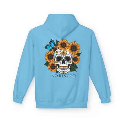 No Rest Co. Midweight Fleece Hoodie - Perfect for Year-Round Comfort