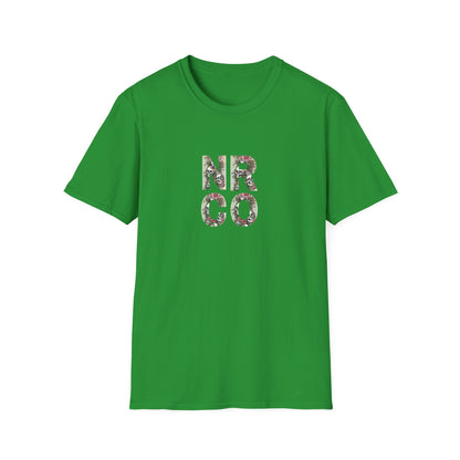 No Rest Co. Floral Graphic T-Shirt -  Skulls and Nature Inspired Design