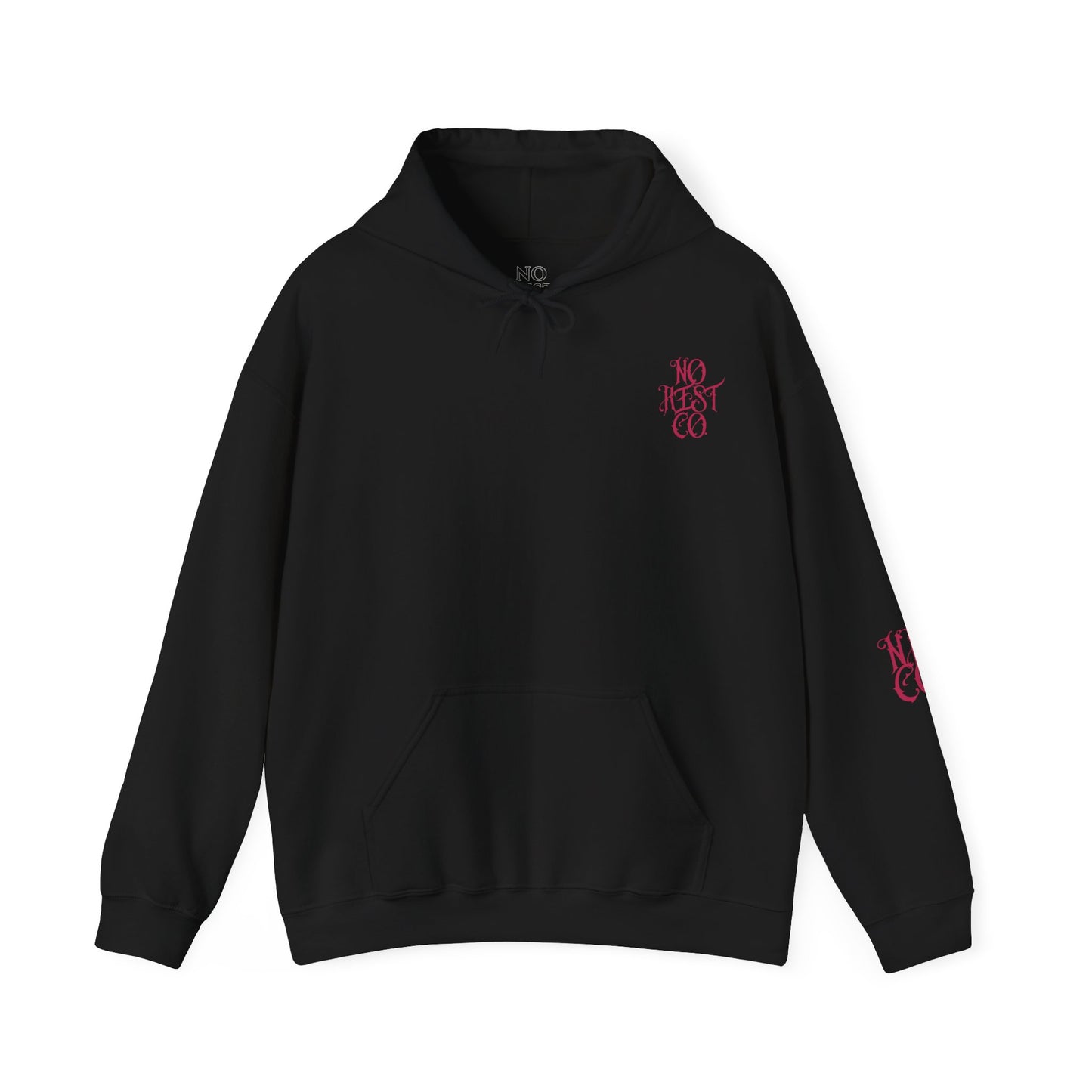Skull Floral Hooded Sweatshirt - Heavy Blend™