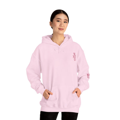 Skull Floral Hooded Sweatshirt - Heavy Blend™